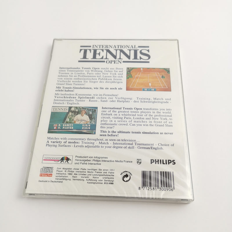 Philips CD-I game "International Tennis Open" Compact Disc Interactive System