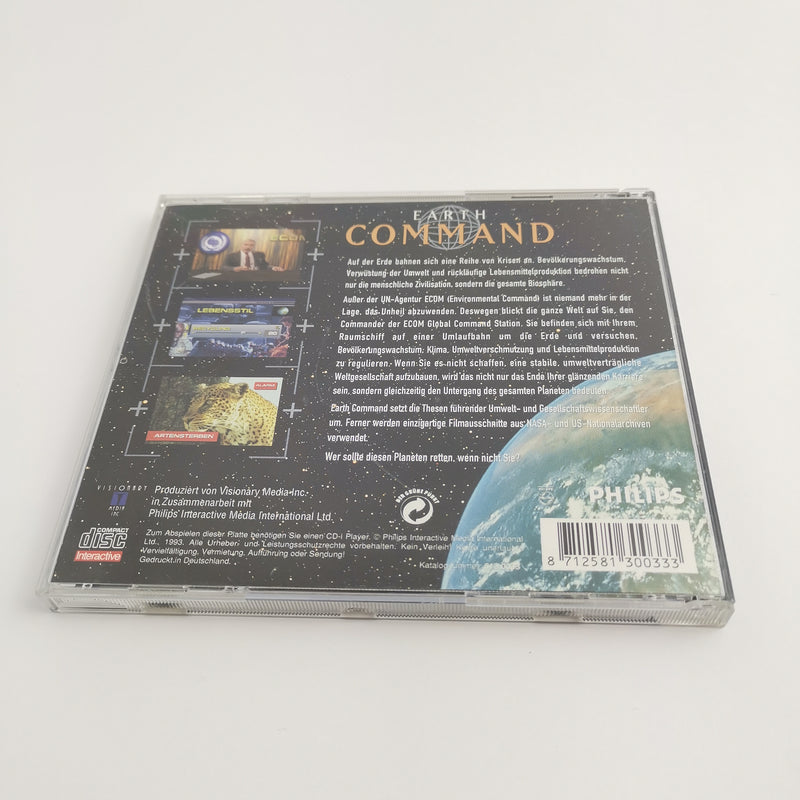 Philips CD-I game "Earth Command" CDi Compact Disc Interactive System