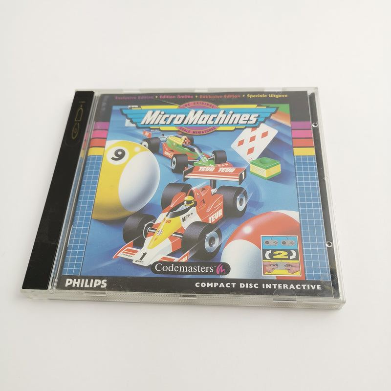 Philips CD-I Spiel " Micro Machines " CDi Compact Disc Interactive System