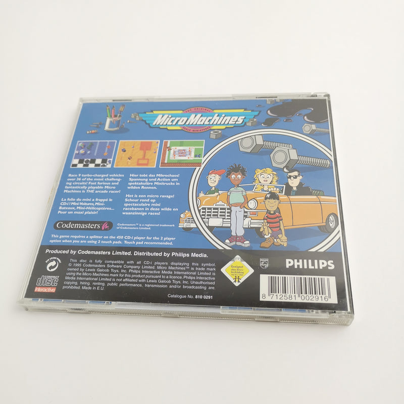 Philips CD-I game "Micro Machines" CDi Compact Disc Interactive System
