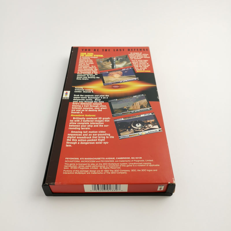 Panasonic 3DO " Novastorm LEER OVP " Long Box nur die OVP ohne Spiel