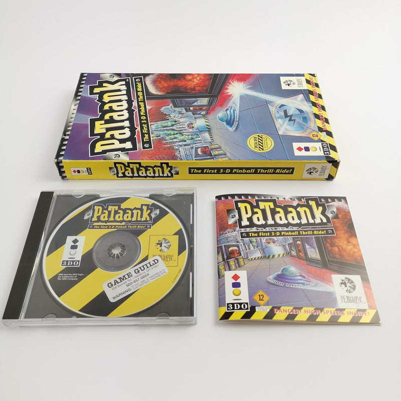Panasonic 3DO Spiel " PaTaank 3-D Pinball " Long Box 3 DO | OVP