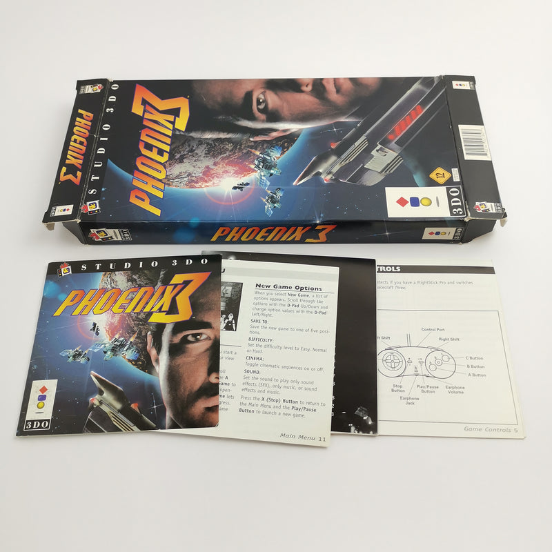 Panasonic 3DO Spiel " Phoenix 3 " Long Box 3 DO | OVP
