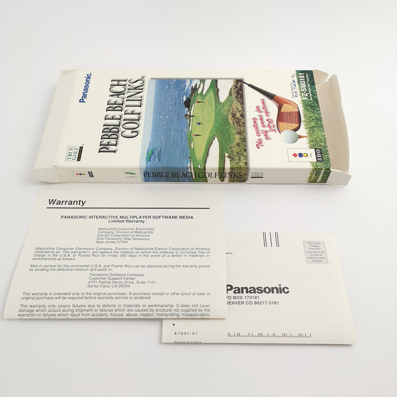 Panasonic 3DO Spiel " Pebble Beach Golf Links " Long Box 3 DO | OVP