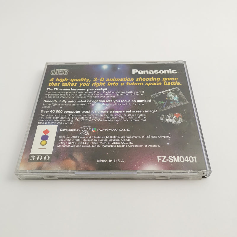 Panasonic 3DO game "Burning Soldier" 3 DO | original packaging [2]