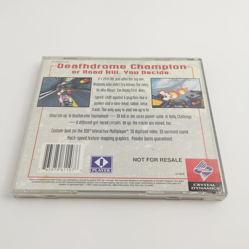 Panasonic 3DO Spiel " Crash n Burn " 3 DO | OVP