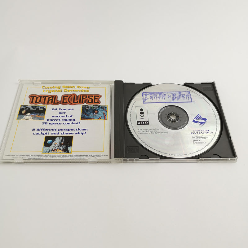 Panasonic 3DO Spiel " Crash n Burn " 3 DO | OVP