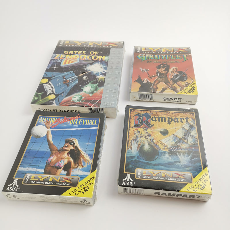 Atari Lynx 2 Handheld großes Konvolut mit 14 Spielen, 10 Sealed. OVP