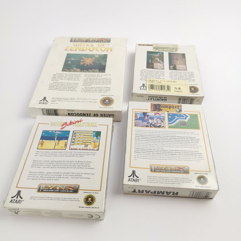 Atari Lynx 2 Handheld großes Konvolut mit 14 Spielen, 10 Sealed. OVP