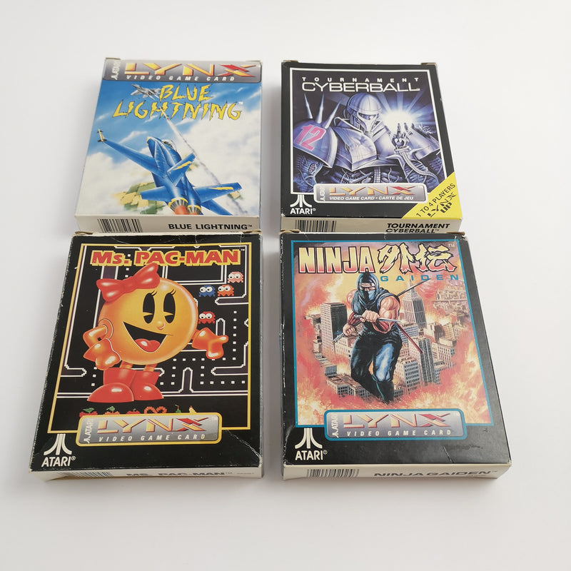Atari Lynx 2 Handheld großes Konvolut mit 14 Spielen, 10 Sealed. OVP
