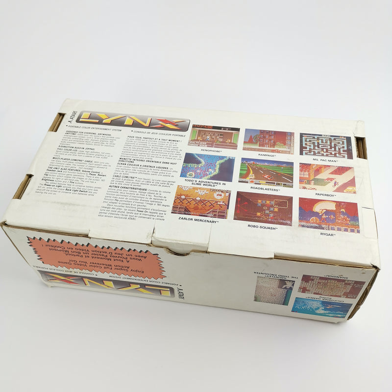 Atari Lynx 2 Handheld großes Konvolut mit 14 Spielen, 10 Sealed. OVP