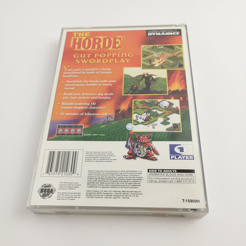 Sega Saturn Spiel " The Horde " SegaSaturn SS | OVP | NTSC-U/C USA Version