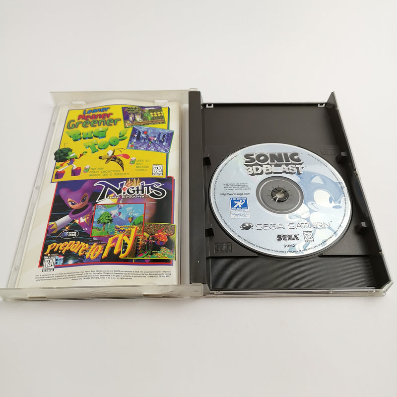 Sega Saturn Game "Sonic 3D Blast" SegaSaturn SS | Original packaging | NTSC-U/C USA
