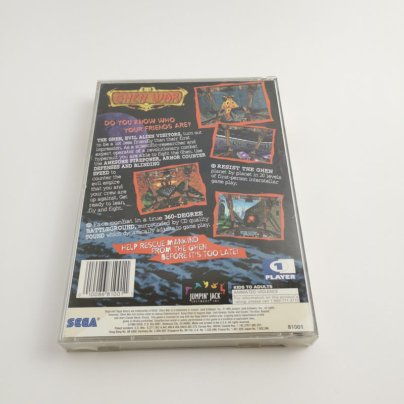 Sega Saturn Spiel " Ghen War " SegaSaturn Ss | OVP | NTSC-U/C USA