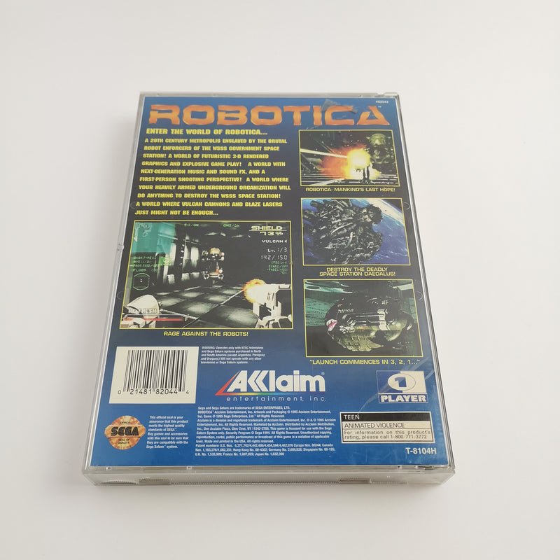 Sega Saturn Spiel " Robotica " SegaSaturn Ss | OVP | NTSC-U/C USA