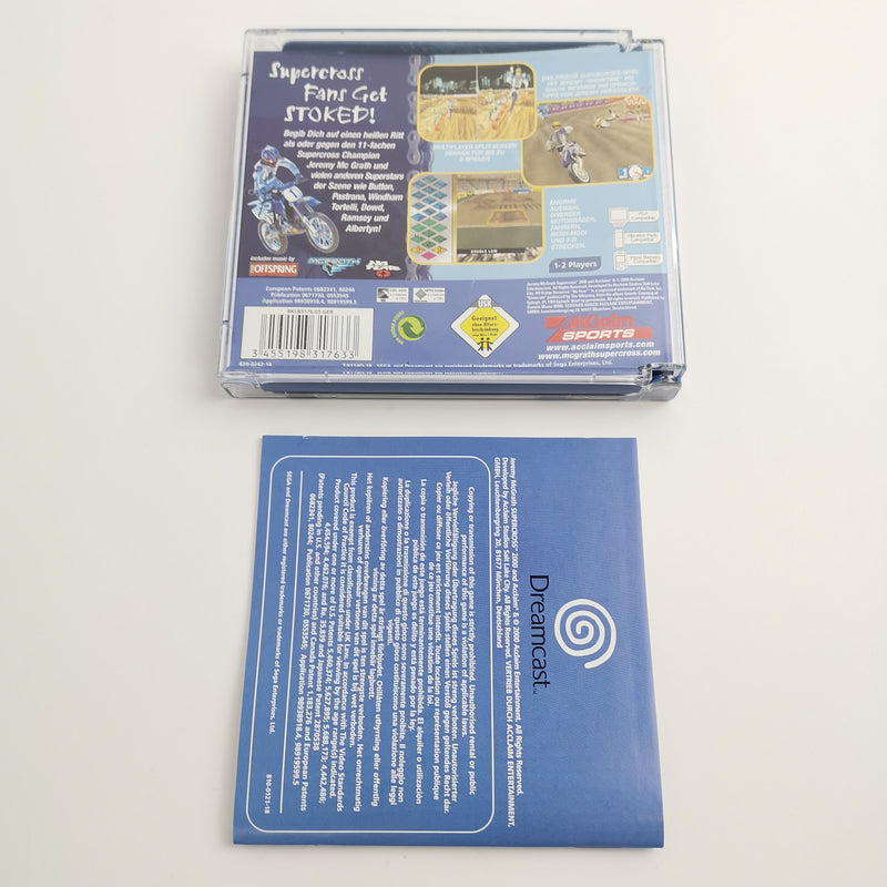 Sega Dreamcast Game "Jeremy Mcgrath Supercross 2000" DC DreamCast | OVP PAL