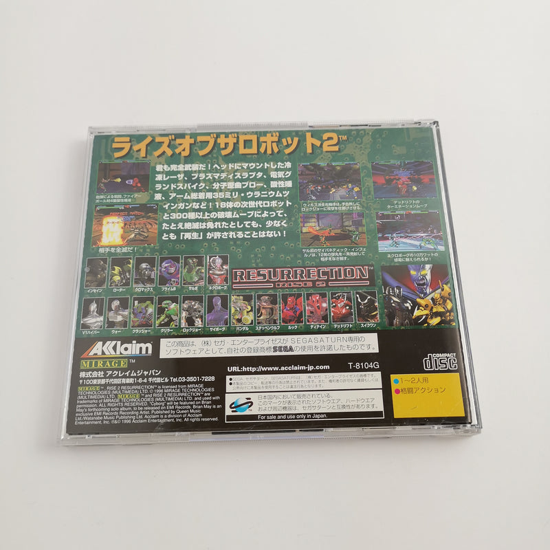 Sega Saturn Spiel " Rise 2: Resurrection " NTSC-J Japan JAP | OVP