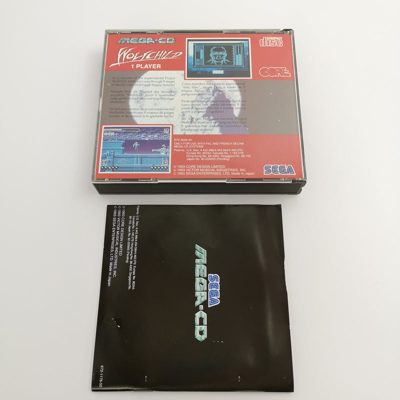 Sega Mega CD Game " Wolfchild " MC Mega CD Wolf Child | Original packaging | PAL