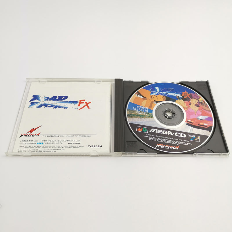 Sega Mega CD game "Road Blaster FX" MC Mega CD | Original packaging | NTSC-J Japan JAP