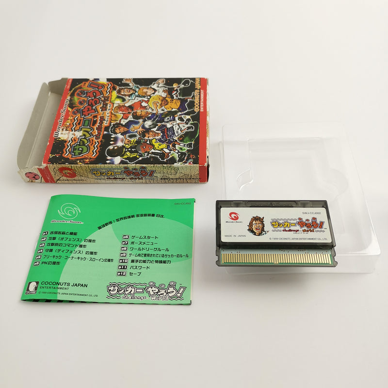 Wonderswan Spiel " SOCCER YAROU Challenge The World " Fußball | NTSC-J Japan JAP