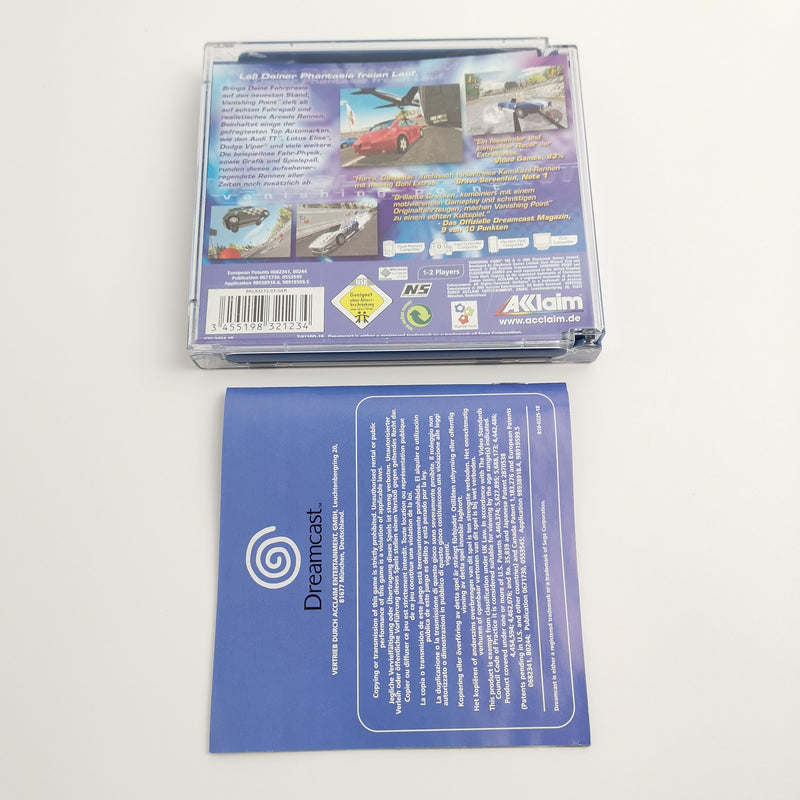 Sega Dreamcast game "VP Vanishing Point" DC DreamCast | Original packaging | PAL
