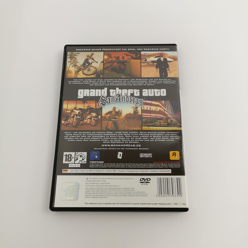 Sony Playstation 2 Spiel " Grand Theft Auto San Andreas " PS2 | OVP PAL | USK18