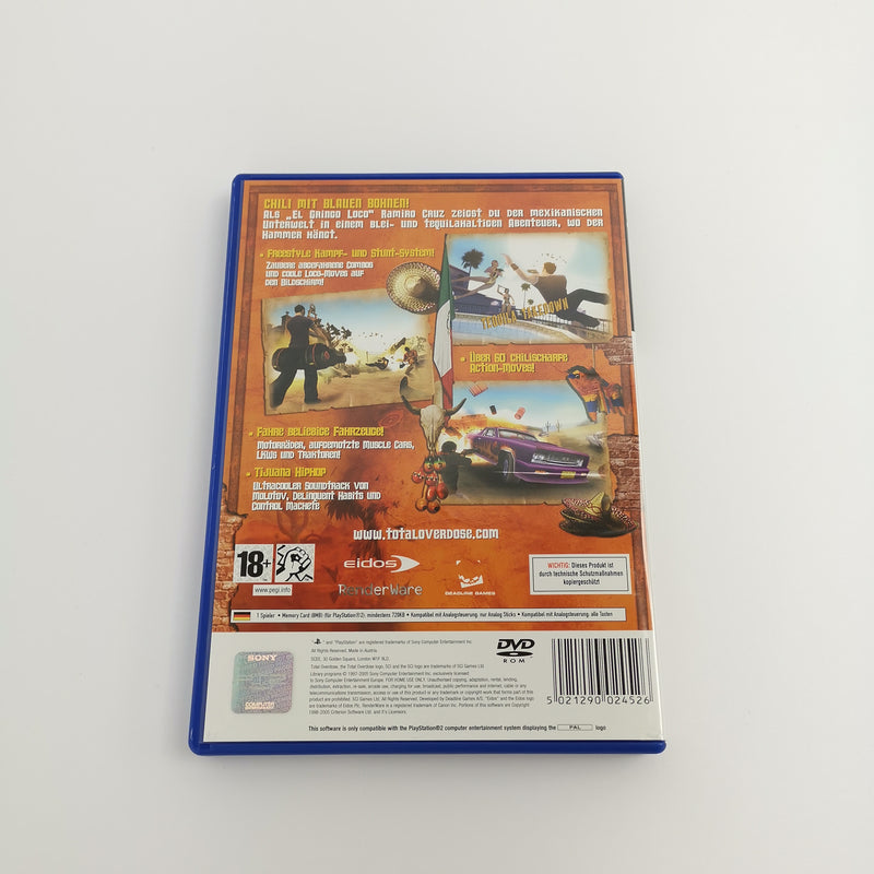 Sony Playstation 2 game "Total Overdose" PS2 | OVP PAL | USK18 EIDOS