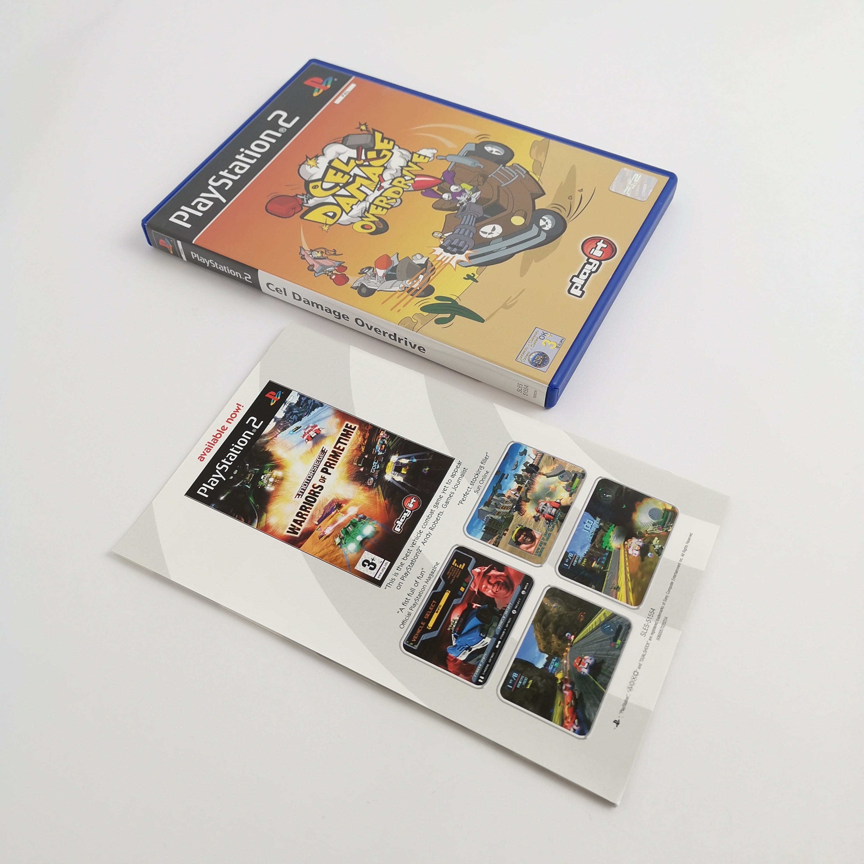 Sony Playstation 2 Spiel " Cel Damage Overdrive " PS2 | OVP PAL