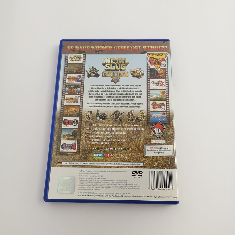 Sony Playstation 2 Spiel " Metal Slug Anthology " | Ps2 | Ovp | Pal