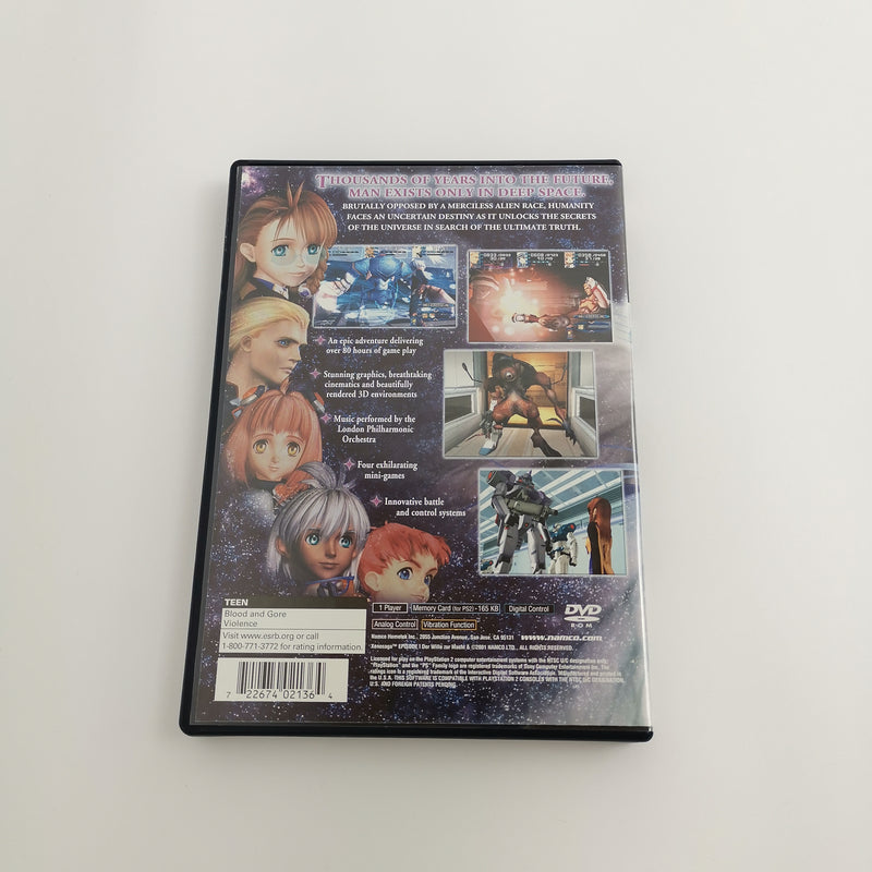 Sony Playstation 2 Spiel " Xenosaga Episode 1 + Strategy Guide " PS2 | NTSC USA
