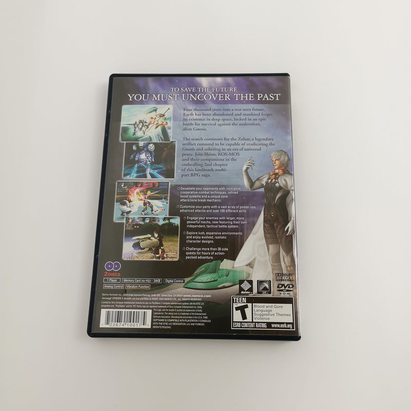 Sony Playstation 2 Spiel " Xenosaga Episode 2 + Strategy Guide " PS2 | NTSC USA