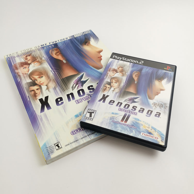 Sony Playstation 2 Spiel " Xenosaga Episode 2 + Strategy Guide " PS2 | NTSC USA