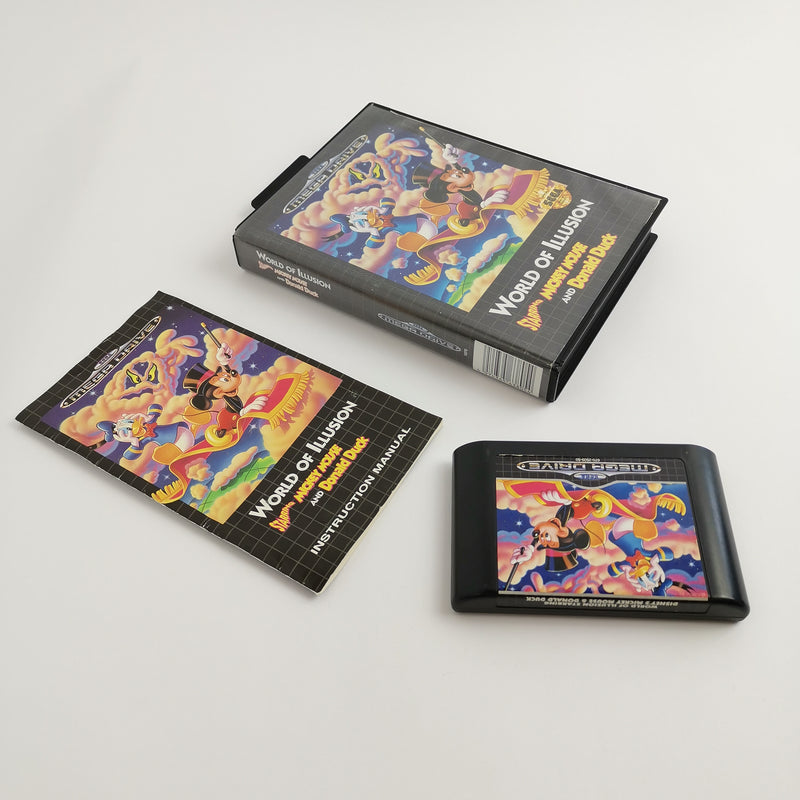 Sega Mega Drive World of Illusion starring Mickey Mouse and Donald Duck OVP