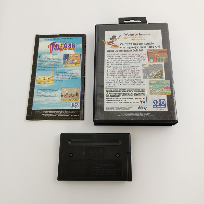 Sega Mega Drive World of Illusion starring Mickey Mouse and Donald Duck OVP