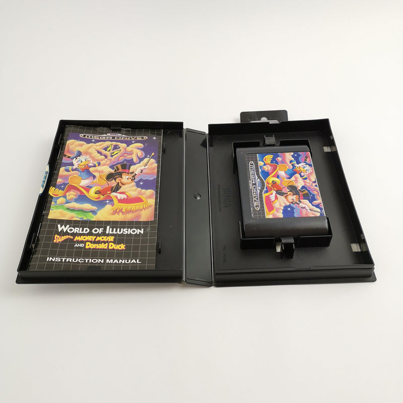 Sega Mega Drive World of Illusion starring Mickey Mouse and Donald Duck OVP
