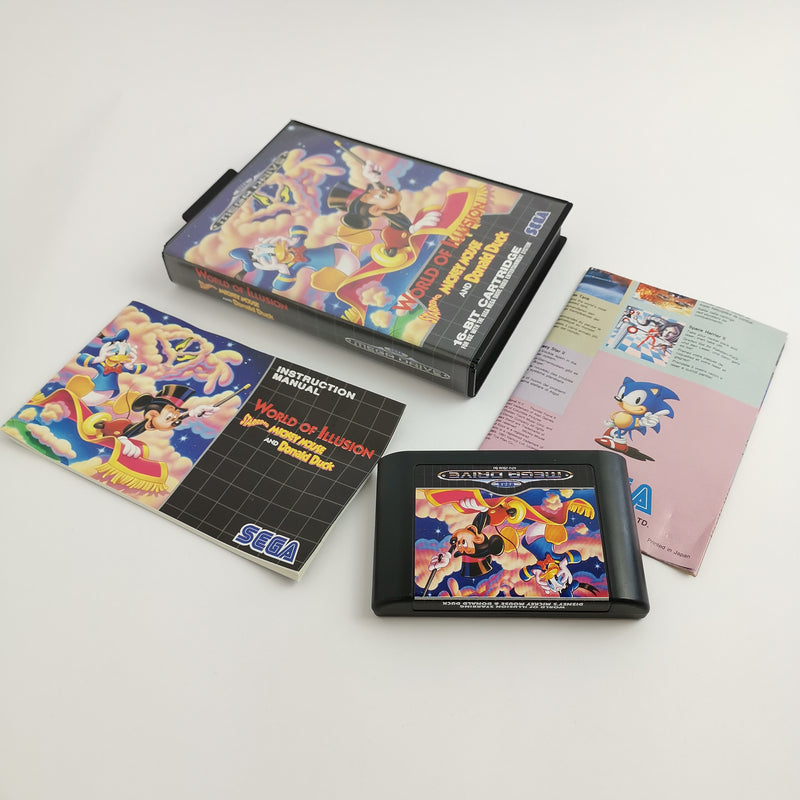 Sega Mega Drive World of illusion starring Mickey Mouse and Donald Duck OVP [2]