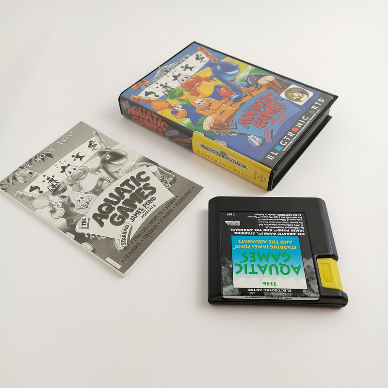 Sega Mega Drive Spiel " Aquatic Games " MD MegaDrive | OVP PAL