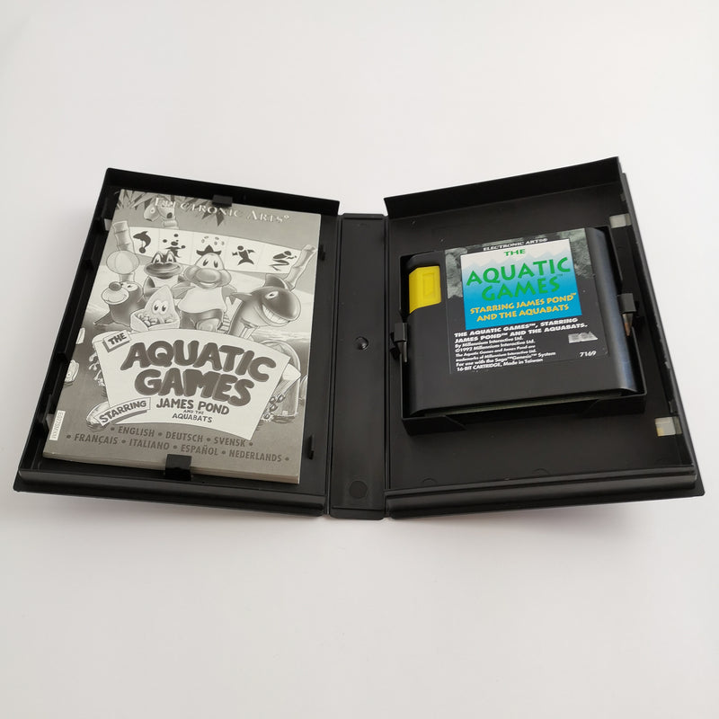 Sega Mega Drive Spiel " Aquatic Games " MD MegaDrive | OVP PAL