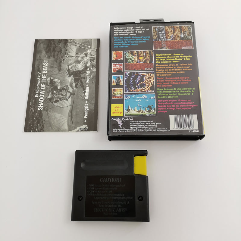 Sega Mega Drive Spiel " Shadow of the Beast " MD MegaDrive | OVP PAL