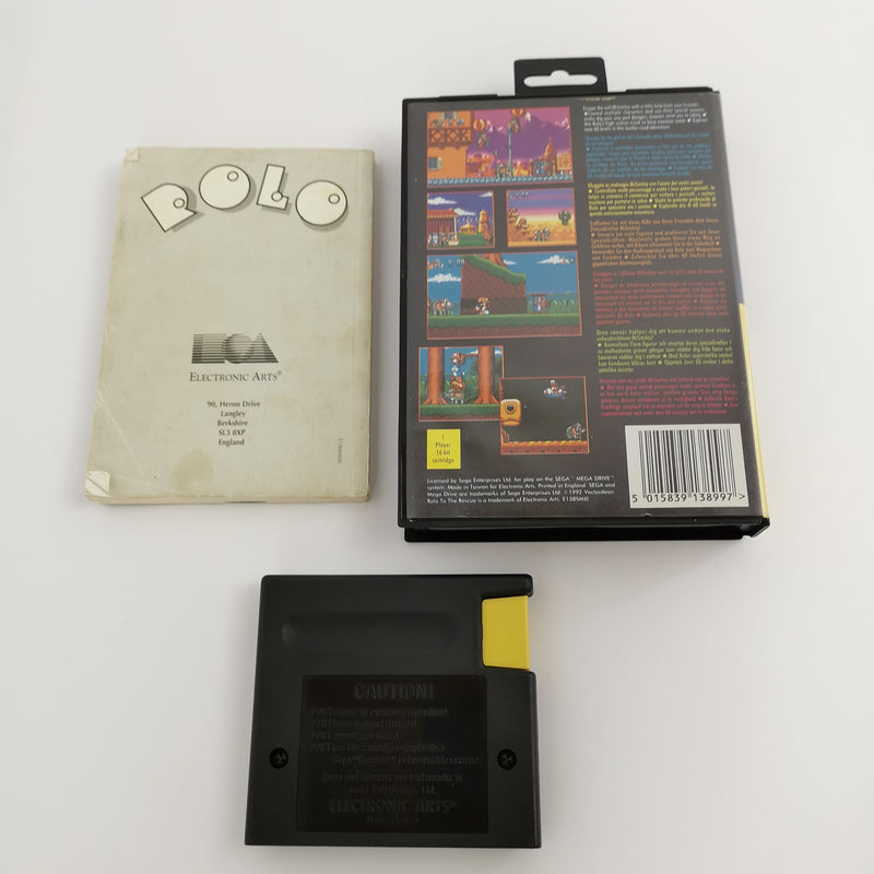 Sega Mega Drive Spiel " Rolo to the Rescue " MD MegaDrive | OVP PAL