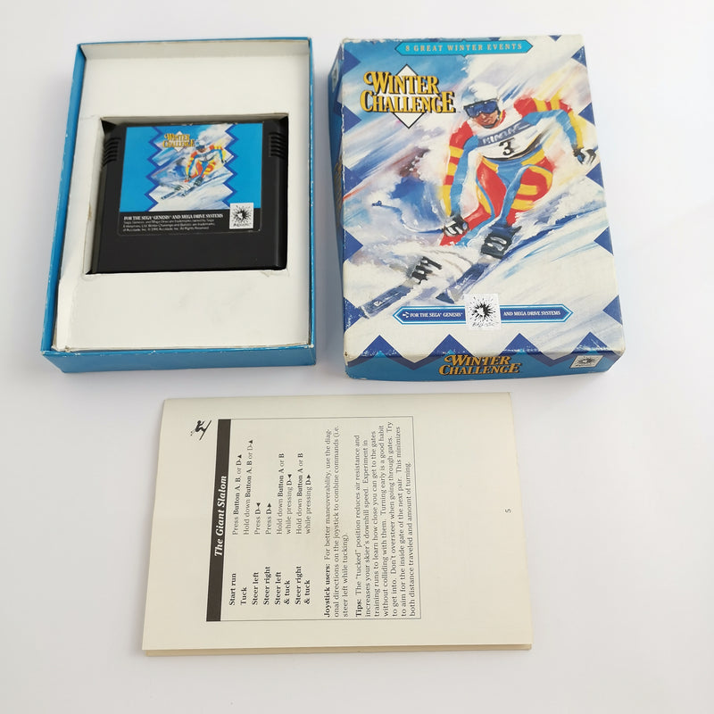 Sega Genesis Spiel " Winter Challenge " MegaDrive OVP | NTSC-U/C USA Version