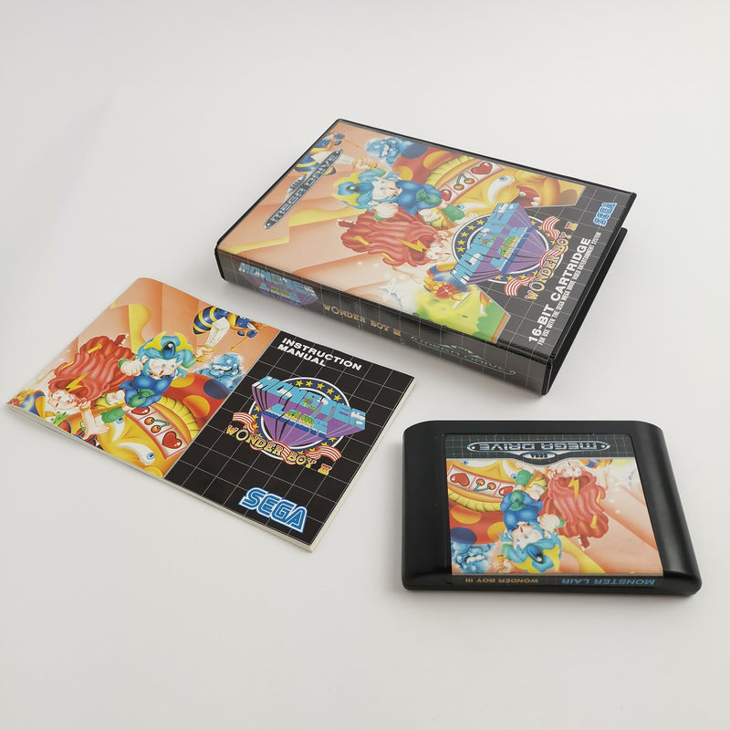 Sega Mega Drive Spiel " Monster Lair Wonder Boy III 3 " MD MegaDrive OVP PAL [2]