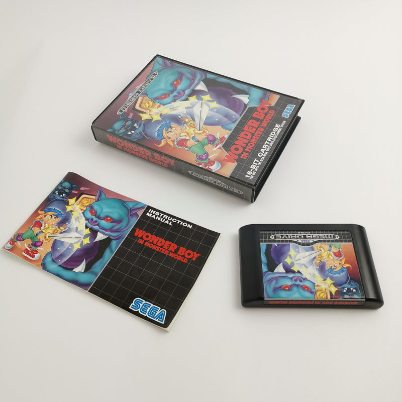 Sega Mega Drive Spiel " Wonder Boy in Monster World " MD MegaDrive | OVP PAL