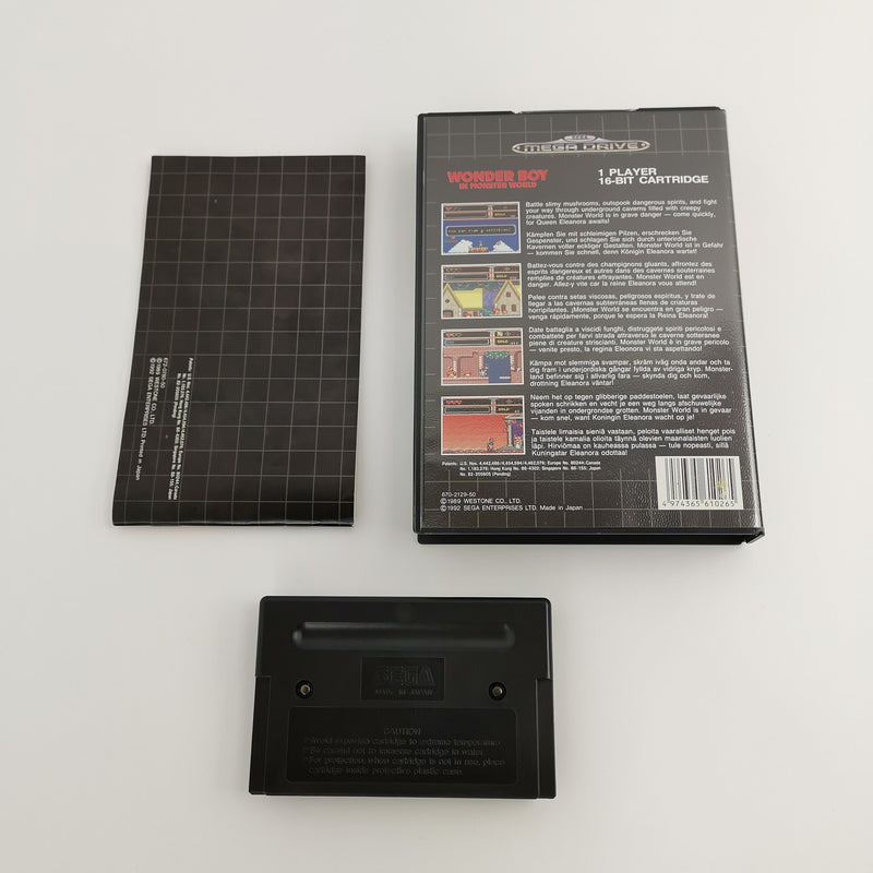 Sega Mega Drive Spiel " Wonder Boy in Monster World " MD MegaDrive | OVP PAL