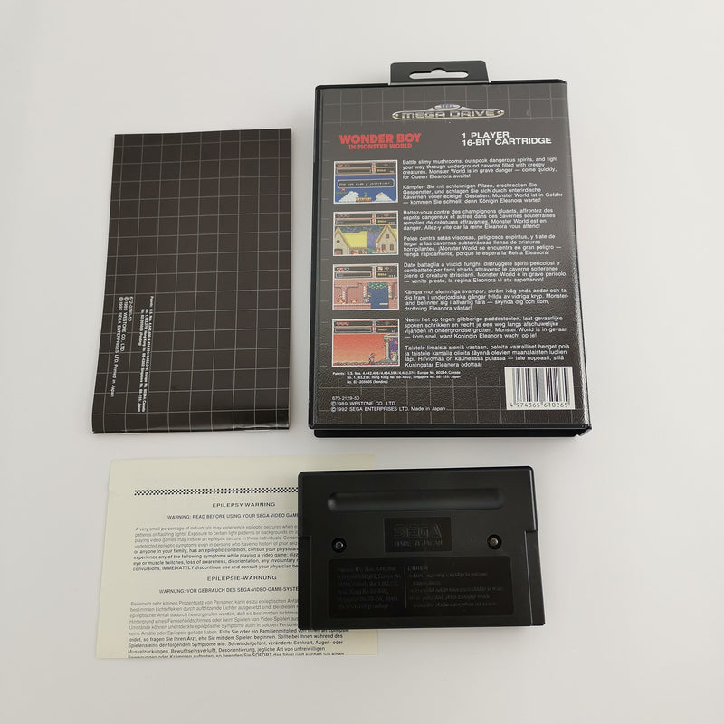 Sega Mega Drive Spiel " Wonder Boy in Monster World " MD MegaDrive | OVP PAL [2]