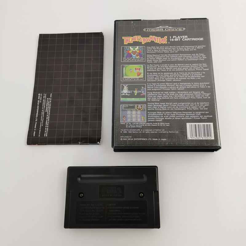 Sega Mega Drive Spiel " Talmits Adventure " MD MegaDrive | OVP PAL