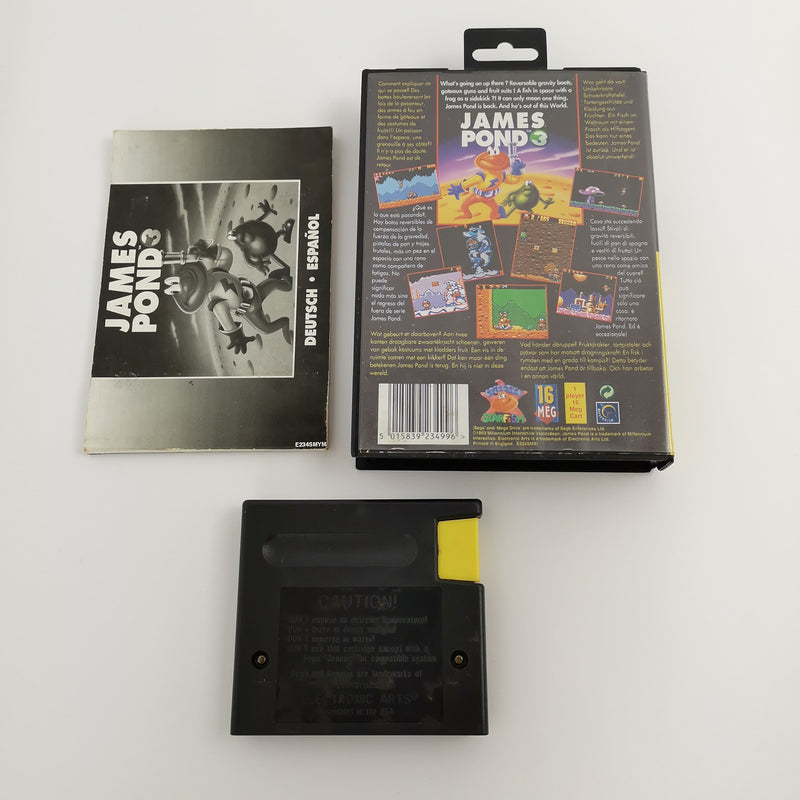 Sega Mega Drive Spiel " James Pond 3 " MD MegaDrive | OVP PAL