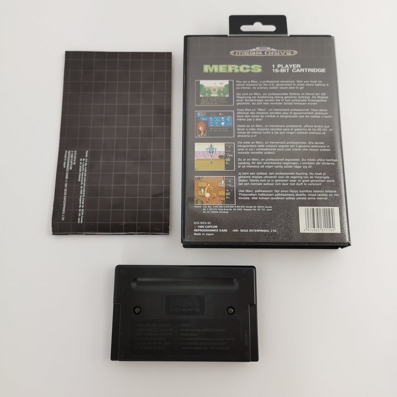 Sega Mega Drive Spiel " Mercs " MD MegaDrive | OVP PAL