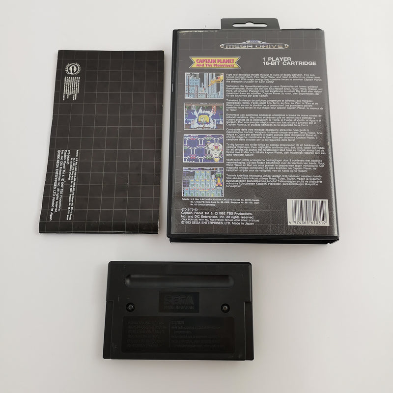 Sega Mega Drive Spiel " Captain Planet and the Planeteers " MegaDrive | OVP PAL