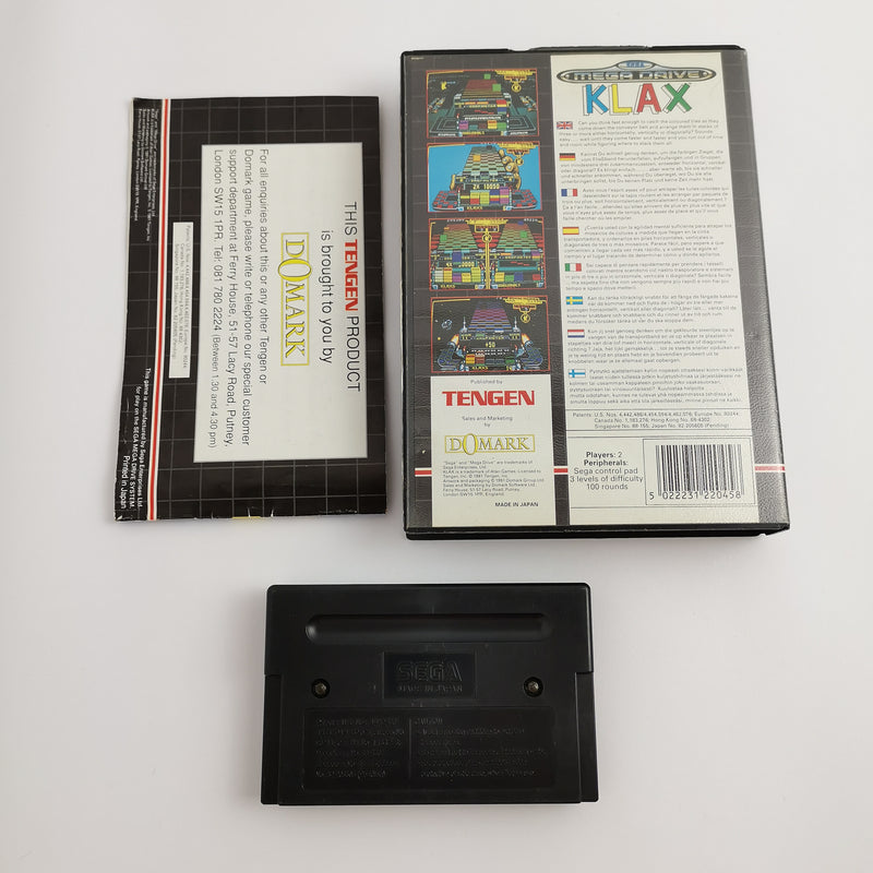 Sega Mega Drive Spiel " Klax " MD MegaDrive | OVP PAL Tengen